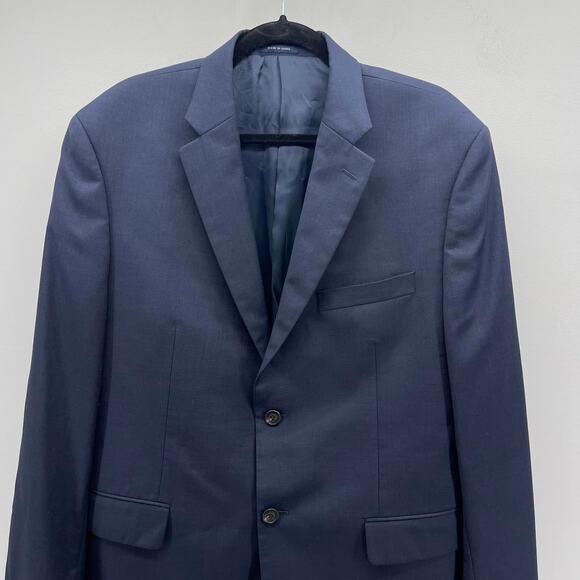 Ralph Ralph Lauren Sport Coat Mens 44S Navy Blue 100% Wool Blazer Jacket - Picture 3 of 12